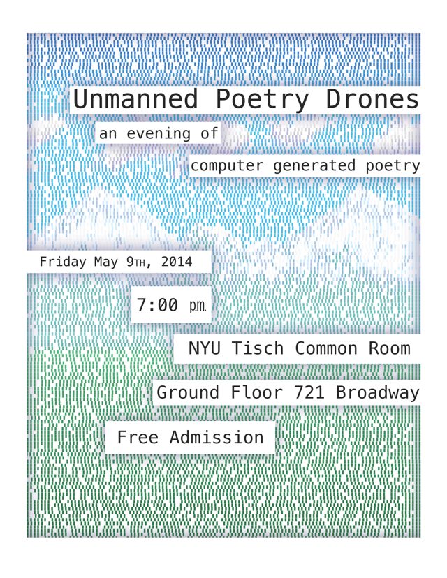 Unmanned Poetry Drones